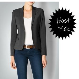 💎HP💎 Cinque Virgin Wool Dark Gray Blazer 36 US 6